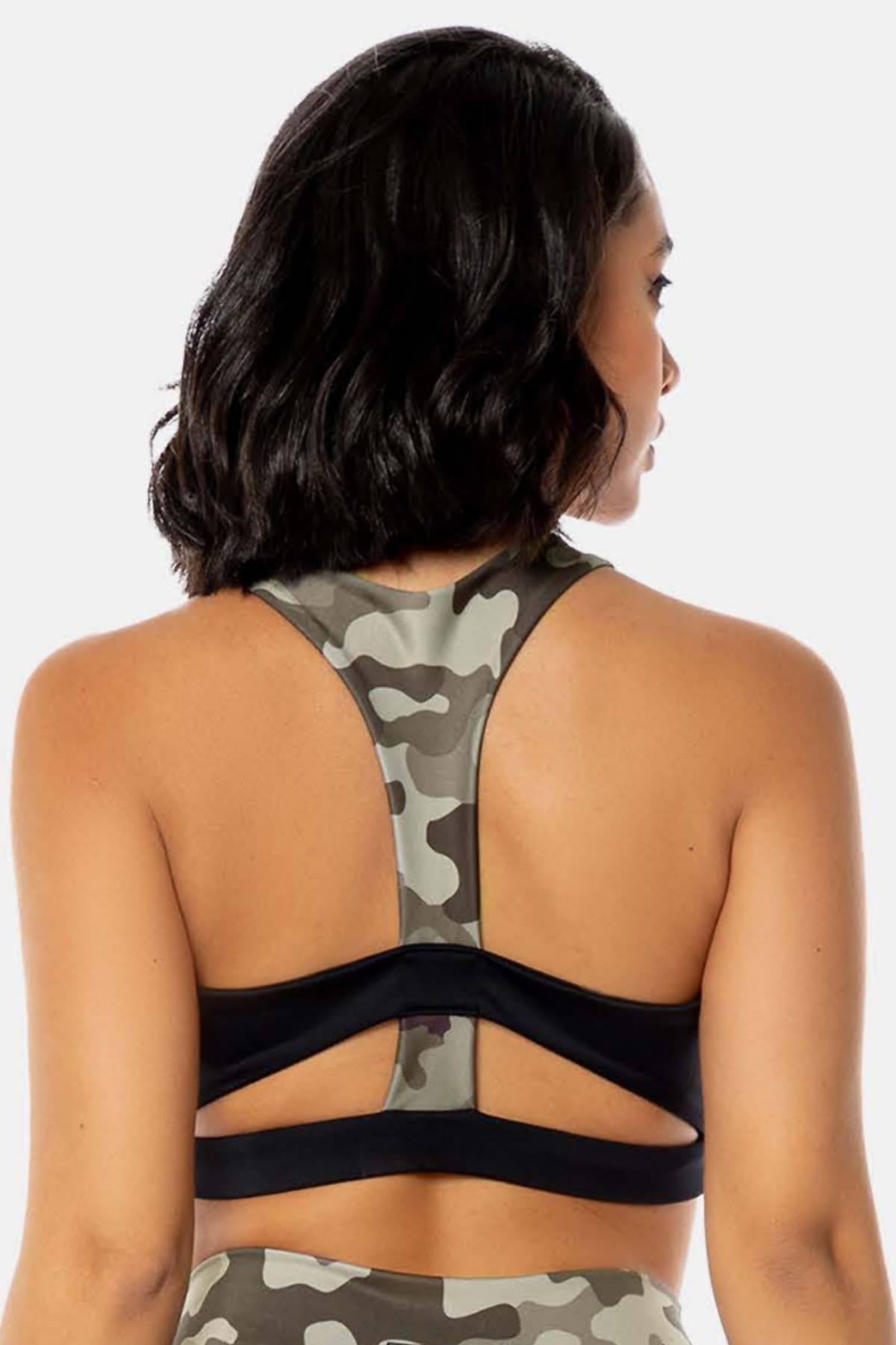 Conjunto Deportivo "Army" - Color Negro y Estampado Army -Talla Única: Se ajusta desde una talla 6 hasta una talla 12