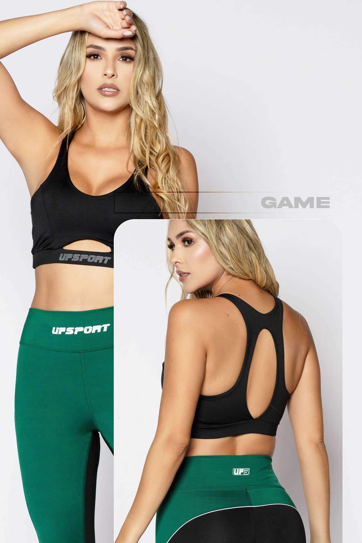 Conjunto Deportivo "Esperanza" Color Verde y Negro